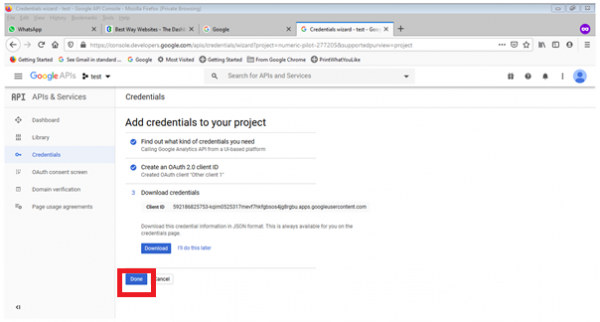 Step 23. Click on Done Step 23. Click on Done