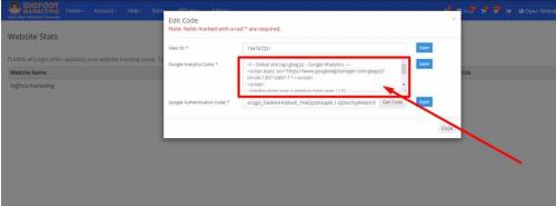 Step 8. Paste the Global Site Tag into CMS Webstats Step 8. Paste the Global Site Tag into CMS Webstats